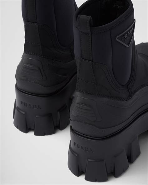 prada monolith tall boots|prada monolith gabardine.